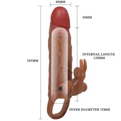 osmar manchon pénis + stimulateur de clitoris vibrant