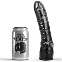 gode noir réaliste 20 cm