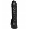 gode noir réaliste 20 cm