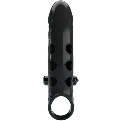 manchon pénis vibrant noir