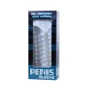 gaine pénienne avec points stimulants transparents 14 cm