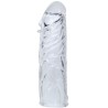 housse lilas pour le pénis en silicone adaptable 13 cm