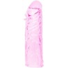 housse de pénis en silicone stimulante rose 13 cm