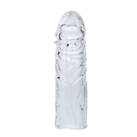 couvercle de pénis en silicone transparent 13 cm