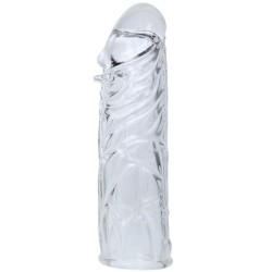 couvercle de pénis en silicone transparent 13 cm
