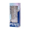 couvercle de pénis en silicone transparent 13 cm