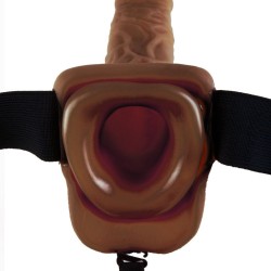 sangle creuse 9 avec boules 22.9cm marron