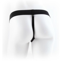 11 strap-on creux vibrant avec billes 27.9cm chair