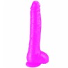 gode dong rose réaliste avec ventouse