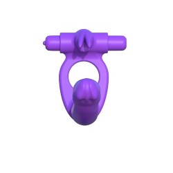 silicone double vibrator rabbit