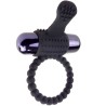 anneau vibrant en silicone noir fantasy c-ring