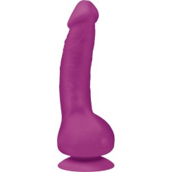 greal mini gode vibrateur en silicone fuchsia