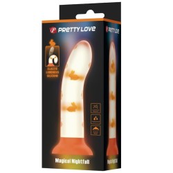 gode magique nightfall sans vibration orange lumineux