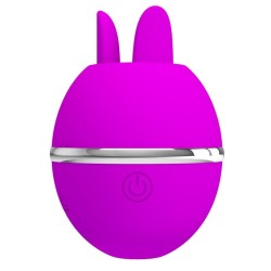 vibrateur rond en silicone gemini ball violet