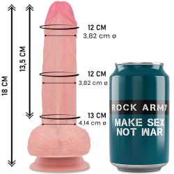 silicone liquide premium mustang réaliste 18 cm -o- 4.14 cm