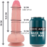 silicone liquide premium mustang réaliste 18 cm -o- 4.14 cm
