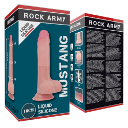 silicone liquide premium mustang réaliste 18 cm -o- 4.14 cm