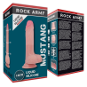 silicone liquide premium mustang réaliste 18 cm -o- 4.14 cm