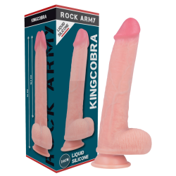 liquide silicone premium kingcobra réaliste 24 cm -o- 4.77 cm