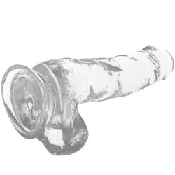 bite transparente avec boules 18.5 cm -o- 3.8 cm