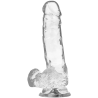 bite transparente avec boules 18.5 cm -o- 3.8 cm