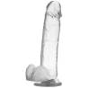 bite transparente avec boules 22 cm -o- 4.6 cm