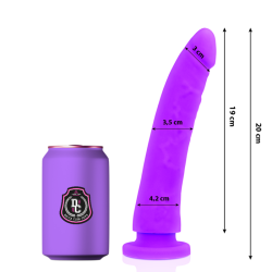 toys gode médical lilas silicone 20 cm -o- 4 cm