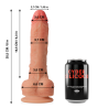connor silicone liquide souple ultra réaliste 20.5 cm -o- 3.7 cm
