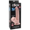 balles gode 3d plus 24.5 cm peau claire