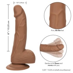 clous en silicone 15.24 cm marron