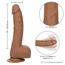 clous en silicone 20.32 cm marron