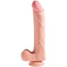 pénis réaliste avec boules 3d 24.8 cm léger