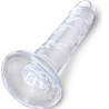 clear pénis réaliste 15.5 cm transparent