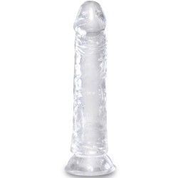 pénis réaliste clair 19.7 cm transparent