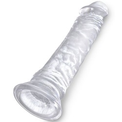 pénis réaliste clair 19.7 cm transparent
