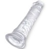 pénis réaliste clair 19.7 cm transparent