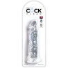 pénis réaliste clair 19.7 cm transparent