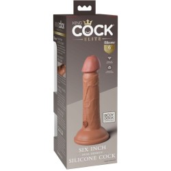 elite gode réaliste en silicone 15.2 cm caramel