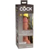 elite gode réaliste en silicone 15.2 cm caramel