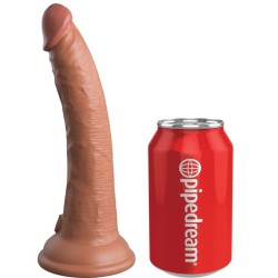 elite gode réaliste en silicone 17.8 cm caramel