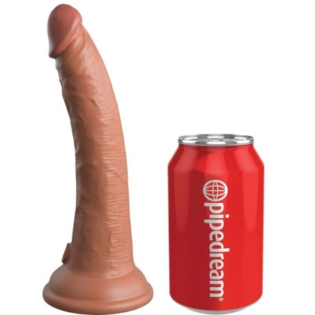 elite gode réaliste en silicone 17.8 cm caramel