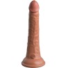 elite gode réaliste en silicone 17.8 cm caramel