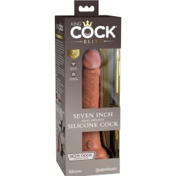 elite gode réaliste en silicone 17.8 cm caramel