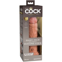 elite gode réaliste en silicone 20.3 cm caramel
