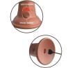 elite gode réaliste vibrant & silicone 15.2 cm caramel