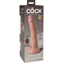 elite vibrateur gode réaliste & télécommande en silicone 17.8 cm