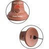 elite gode réaliste vibrant & silicone 20.3 cm caramel