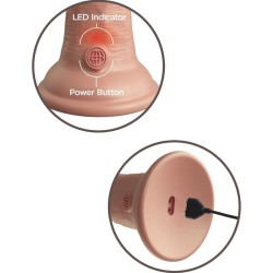 elite gode réaliste vibrant & silicone 20.3 cm