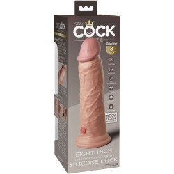 elite gode réaliste vibrant & silicone 20.3 cm