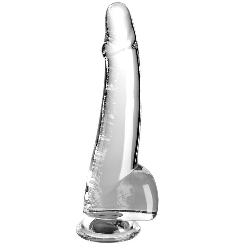 clear gode testicules 19 cm transparent clear gode testicules 19 cm transparent